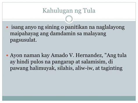 kahulugan ng tula|TULA: Ano ang Tula, Elemento, Uri, Paano Gumawa, at Mga .